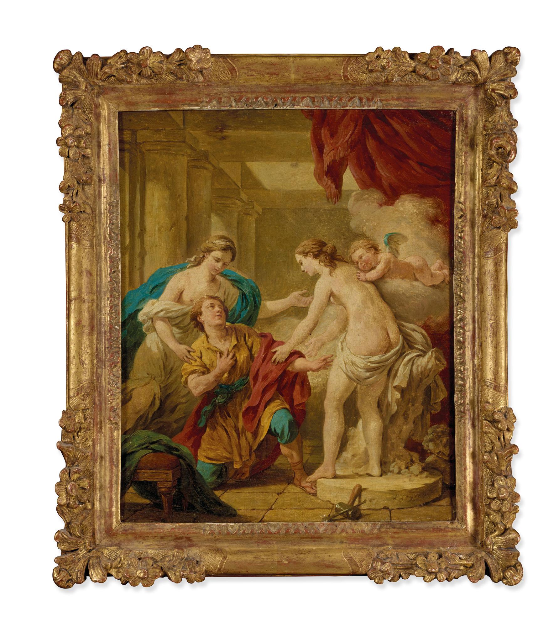 Louis-Jean-François Lagrenée - Pygmalion et Galatée