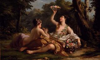 Louis-Jean-François Lagrenée - The crown of flowers