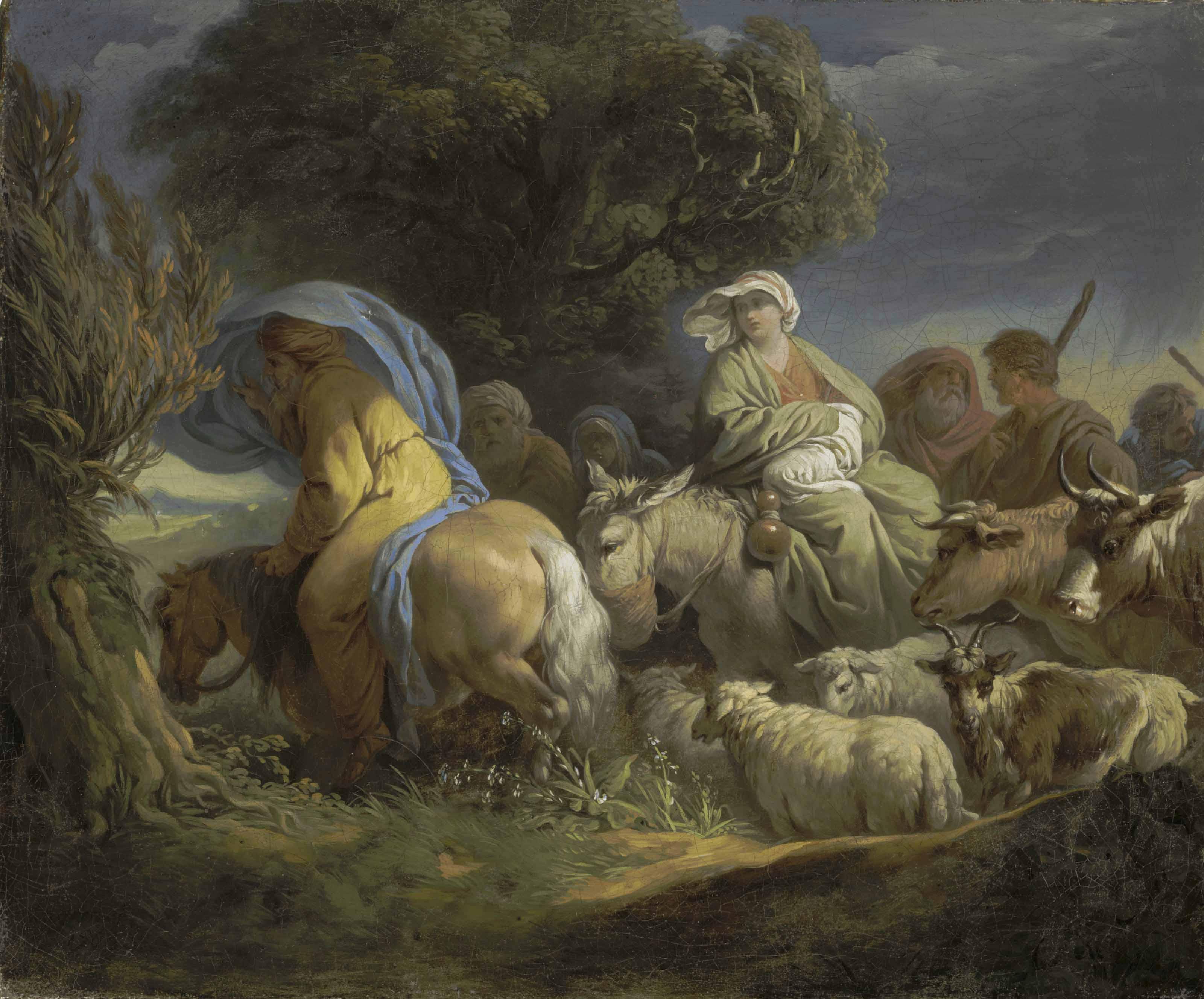 Louis-Jean-François Lagrenée - The Return Of Abraham To The Land Of Canaan