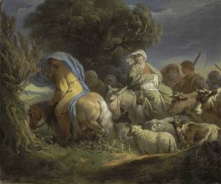 Louis-Jean-François Lagrenée - The Return Of Abraham To The Land Of Canaan