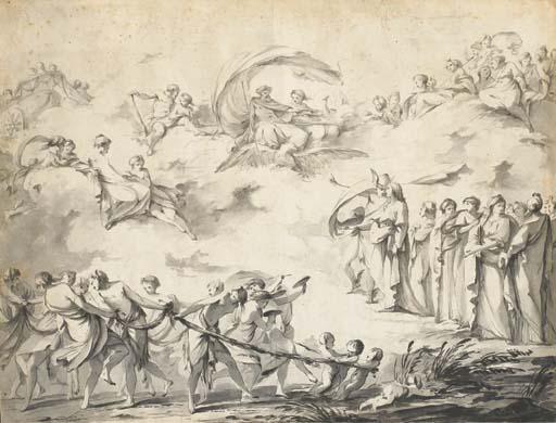 Louis-Joseph Le Lorrain - Projet Pour la Chinea de 1744