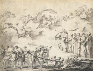 Louis-Joseph Le Lorrain - Projet Pour la Chinea de 1744