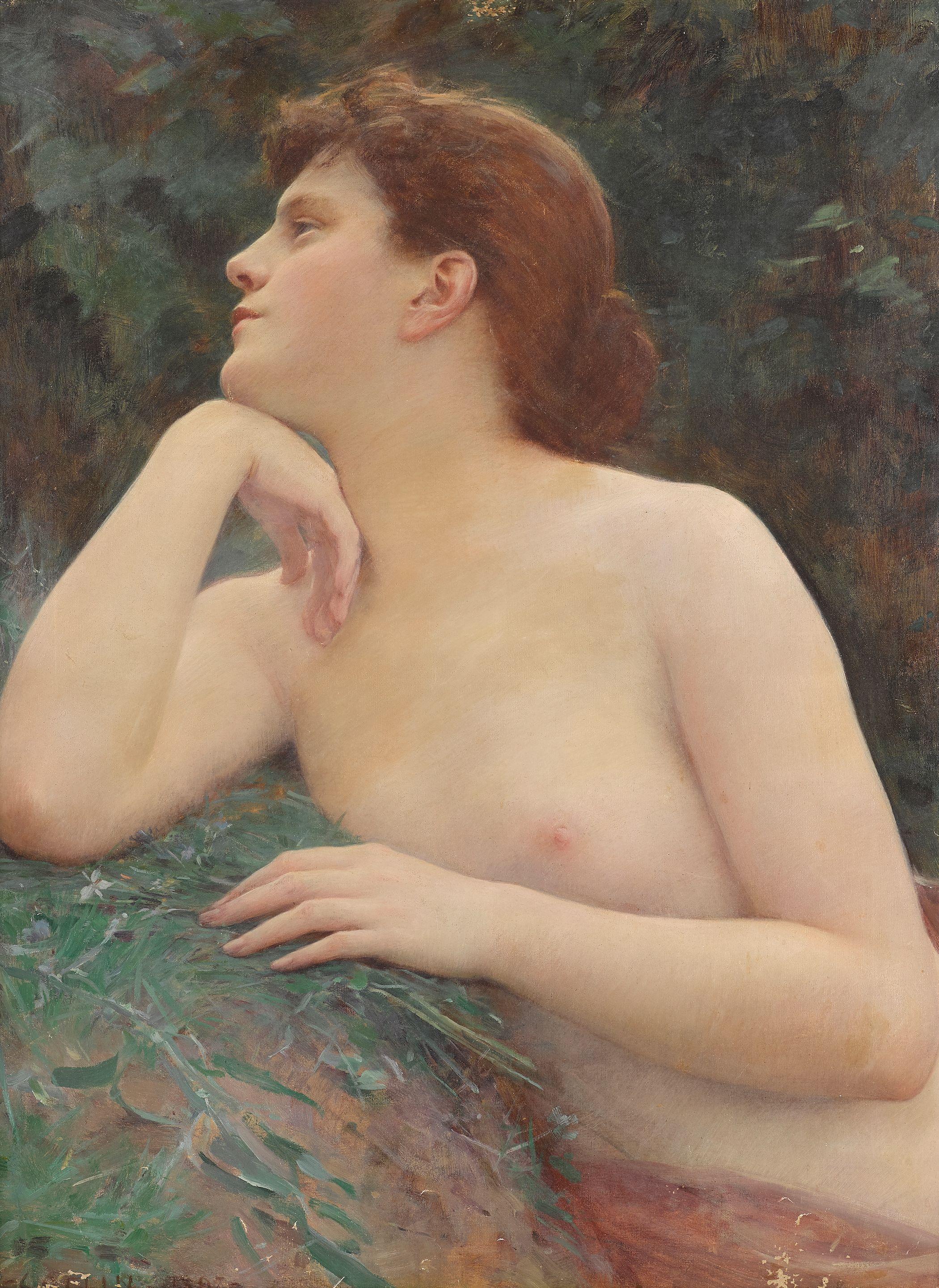 Louis Joseph Raphael Collin - After the bath