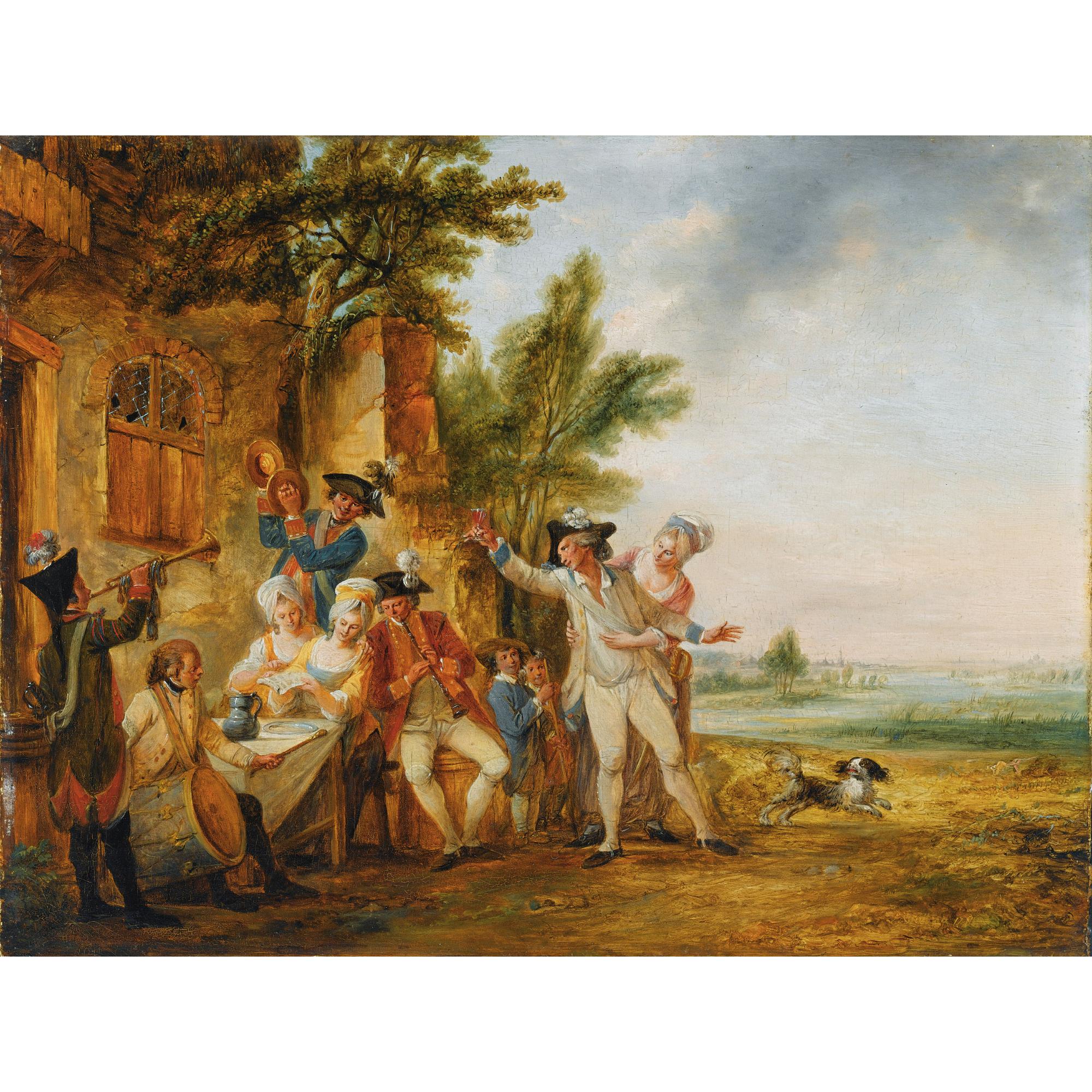 Louis Joseph Watteau - La Musique Militaire