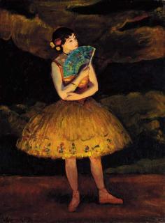 Louis Kronberg - Ballerina with Fan
