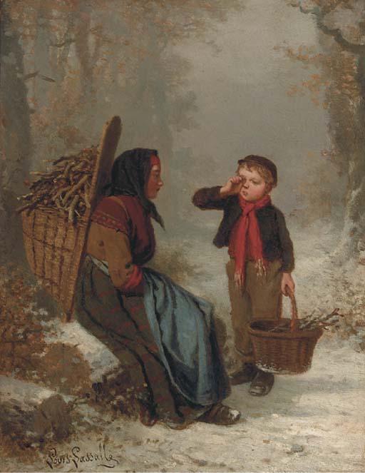 Louis Lassalle - The faggot gatherers