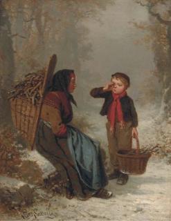 Louis Lassalle - The faggot gatherers