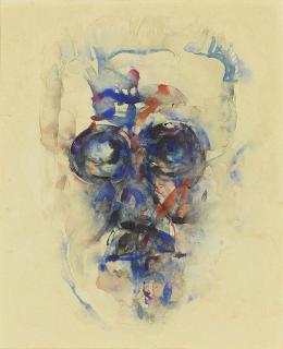 Louis Le Brocquy, H.R.S.A. - Study towards an image of James Joyce
