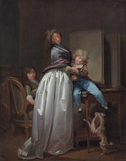 Louis-Léopold Boilly - \'La Jeune Mère\' (The Young Mother)