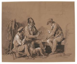 Louis-Léopold Boilly - La Partie De Piquet