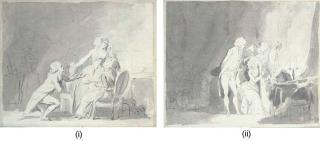 Louis-Léopold Boilly - Le Retour de L\'Infidèle; And Le Concert Improvisé