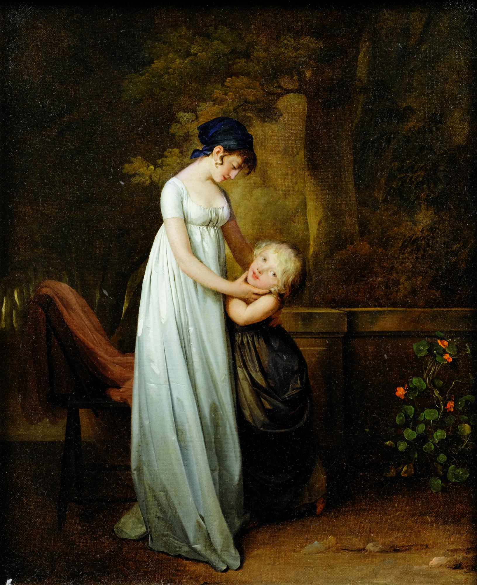 Louis-Léopold Boilly - Les Caresses Maternelles