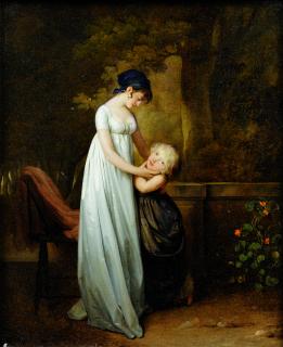 Louis-Léopold Boilly - Les Caresses Maternelles