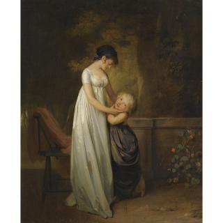 Louis-Leopold Boilly - \'Les Caresses Maternelles\'