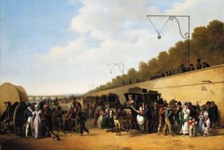 Louis-Léopold Boilly - \'Les Coucous sur les quais des Tuileries\'