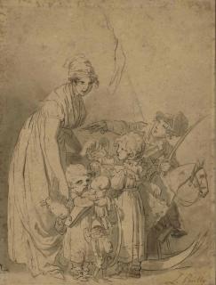 Louis-Leopold Boilly - Les jouets du jour de l\'an