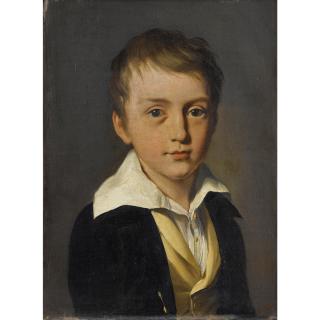Louis-Léopold Boilly - Portrait De Jeune Garçon