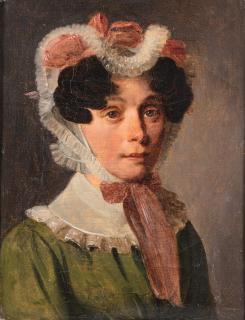 Louis-Léopold Boilly - Portrait of a Lady in a Green Dress