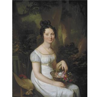 Louis-Léopold Boilly - Portrait Of A Lady, Possibly Madame Vincent
