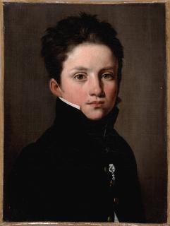 Louis-Léopold Boilly - Portrait Of A Young Boy Wearing The Décoration Du Lys