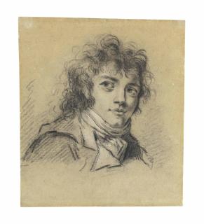 Louis-Léopold Boilly - Portrait Of A Young Man, Bust-Length