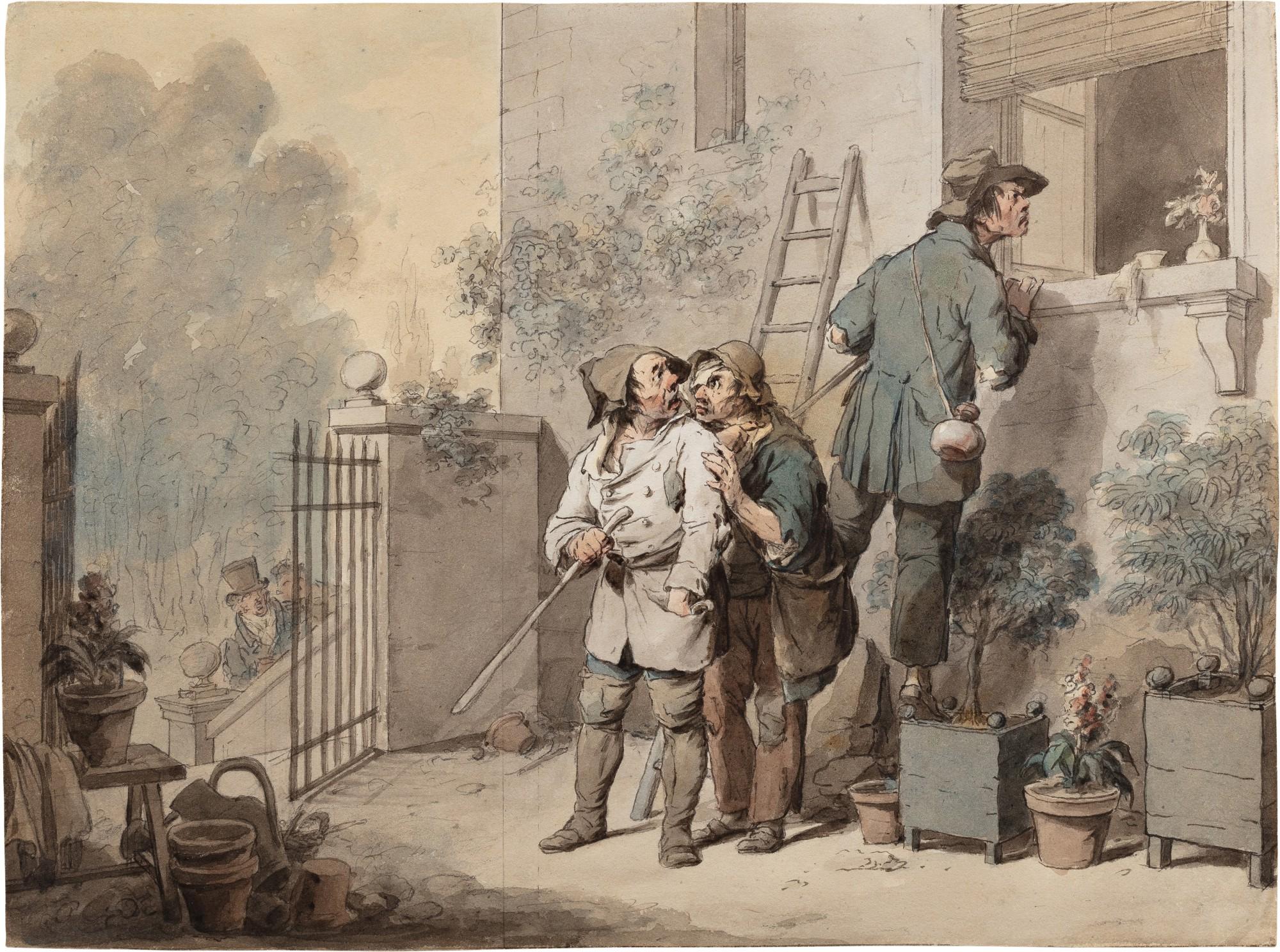 Louis-Léopold Boilly - Scène de voleurs