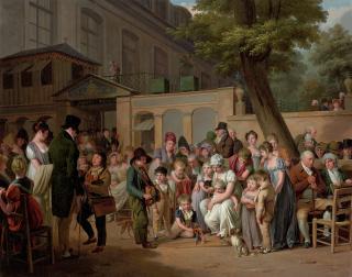 Louis Léopold Boilly - The entrance to the Turkish Garden Café