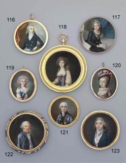 Louis-Lié Périn-Salbreux - A Gentleman Formerly Called The Painter Alexandre Roslin, In Dark Blue-Grey Silk Coat, Red And Blue Embroidered White Silk Waistcoat And Lace Cravat, Powdered Hair En Queue