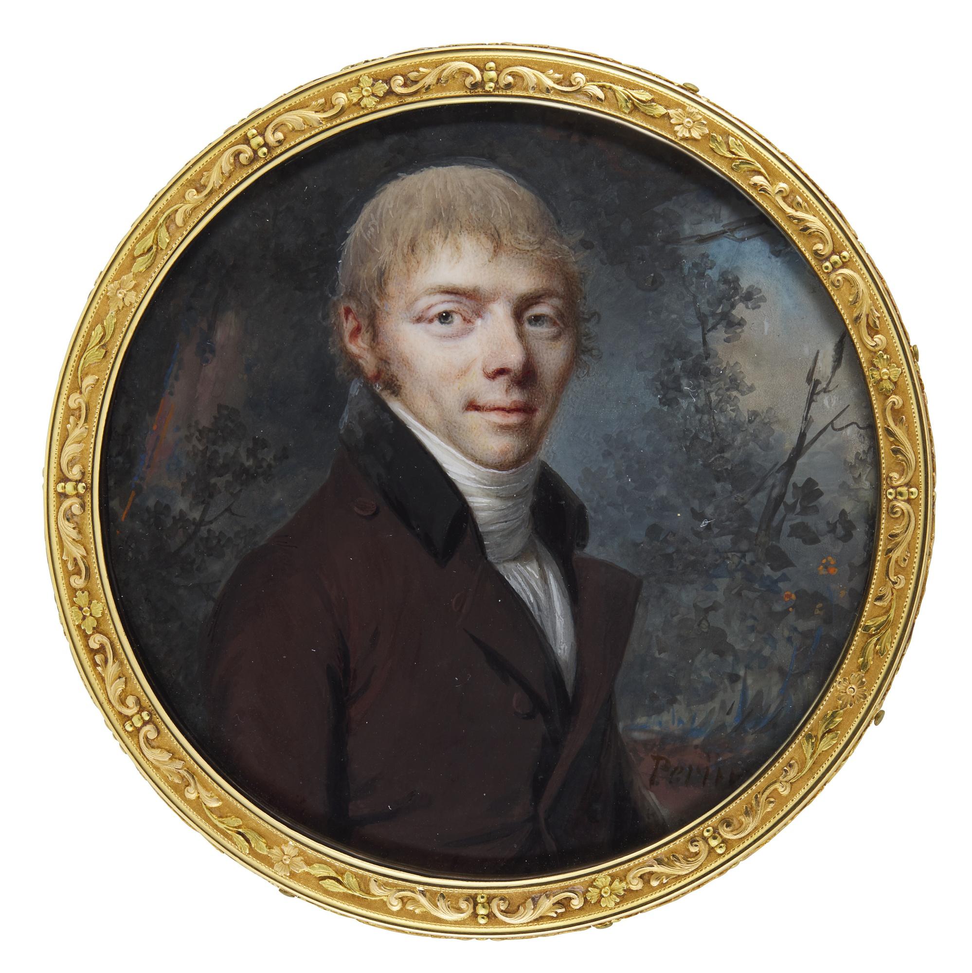 Louis Lié Périn-Salbreux - Portrait Of A Gentleman, Circa 1800
