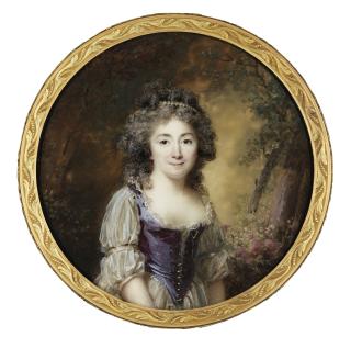 Louis Lié Périn Salbreux - Portrait Of A Lady, Circa 1785