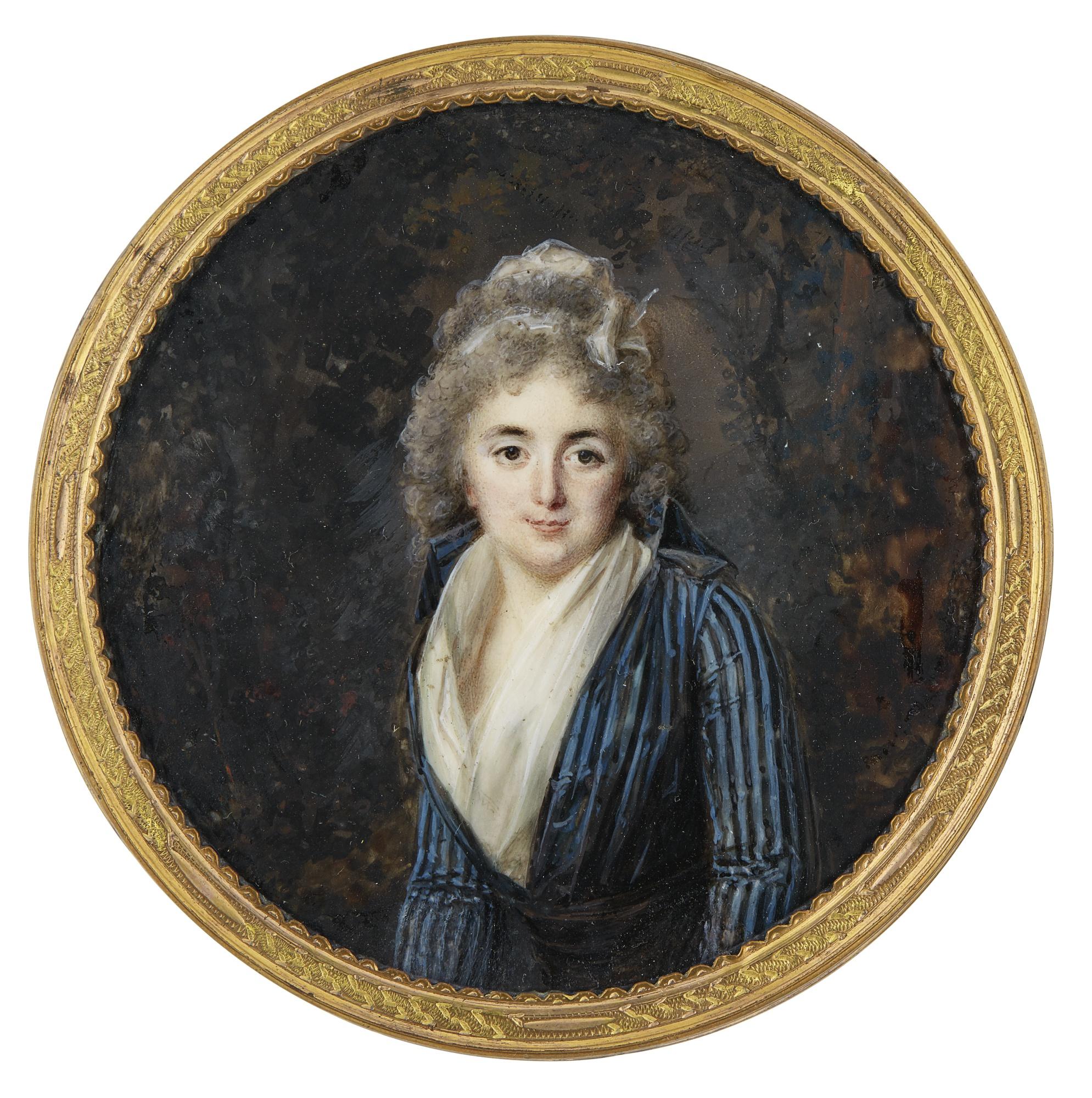 Louis Lié Périn-Salbreux - Portrait Of A Lady, Circa 1795