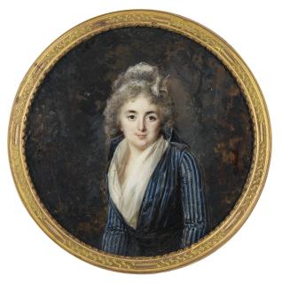 Louis Lié Périn-Salbreux - Portrait Of A Lady, Circa 1795