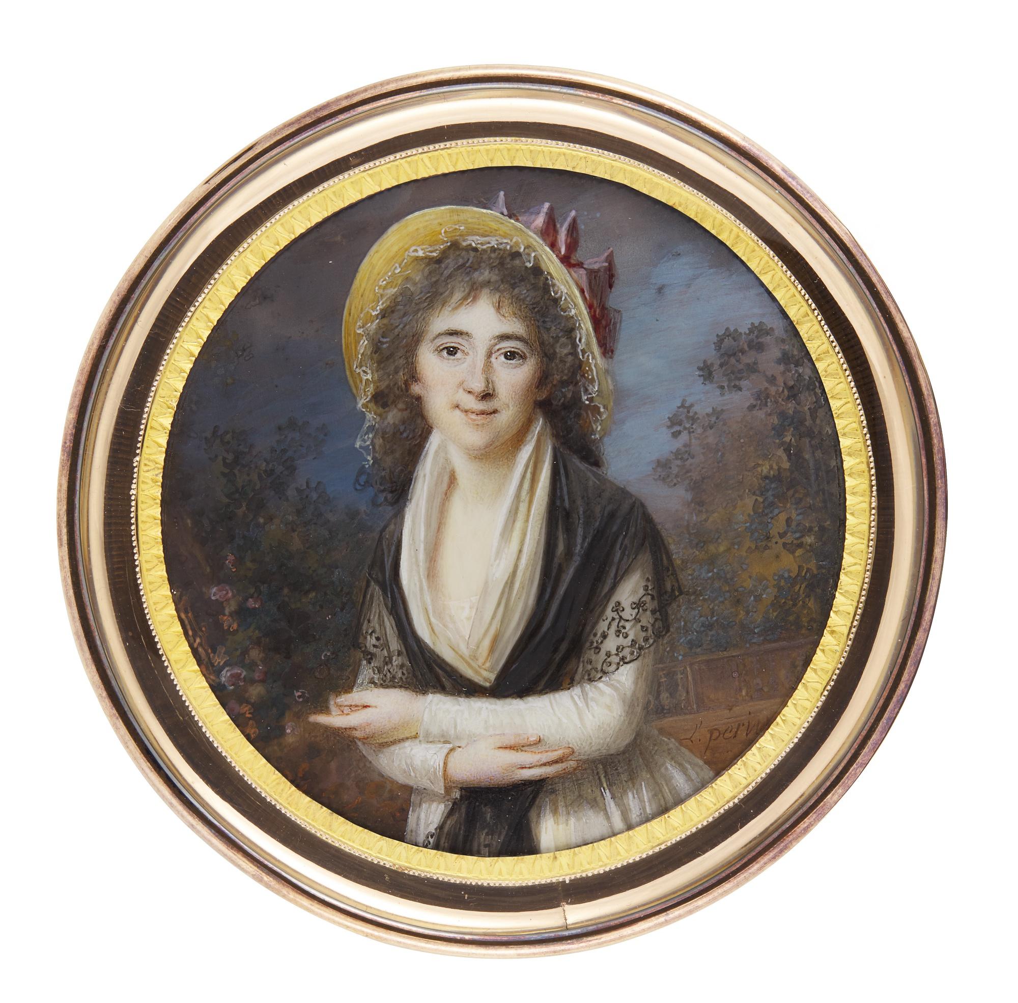 Louis Lié Périn-Salbreux - Portrait Of A Lady, Traditionally Identified As Madame De Vienne, Circa 1795
