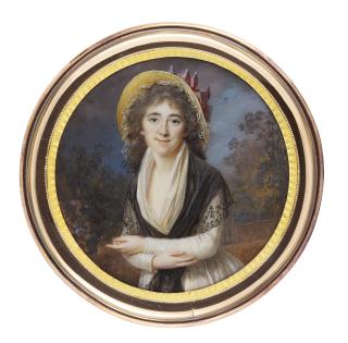 Louis Lié Périn-Salbreux - Portrait Of A Lady, Traditionally Identified As Madame De Vienne, Circa 1795