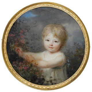 Louis Lié Périn-Salbreux - Portrait Of The Artist\'S Son, Circa 1800
