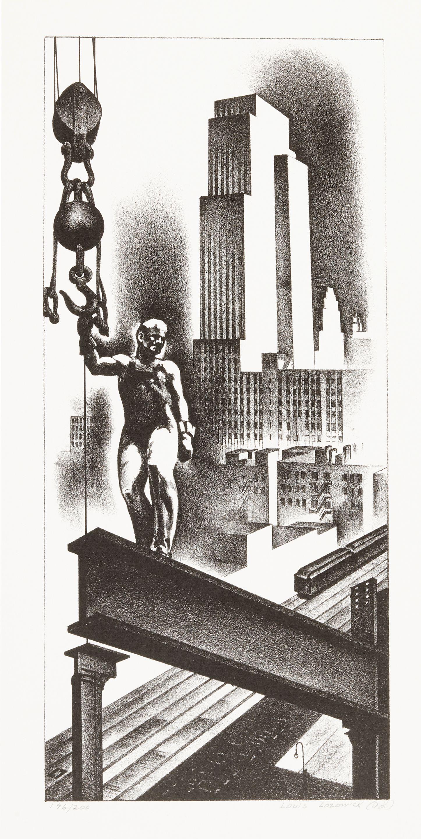 Louis Lozowick - Above The City