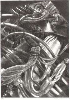 Louis Lozowick - Guts of Manhattan; and Reclaiming the Land (F. 161; and 93)