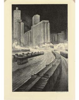 Louis Lozowick - [Industrial Scene]