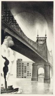 Louis Lozowick - Queensboro Bridge (F. 61)
