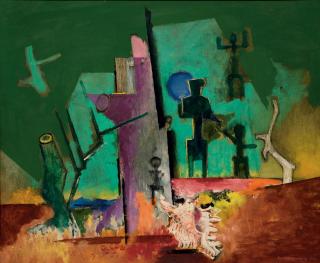 Louis Marcoussis - Composition au coquillage