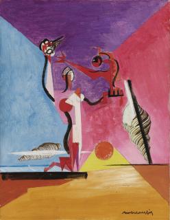 Louis Marcoussis - Dessin Animé Ii Ou Jour Et Nuit