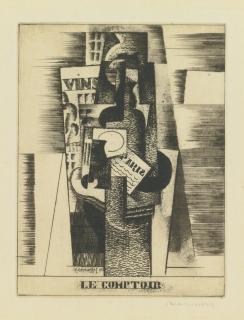 Louis Marcoussis - Le Comptoir (Milet 35)