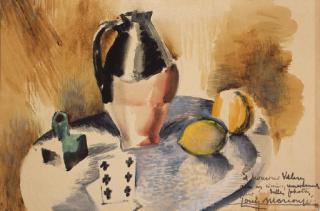 Louis Marcoussis - Nature Morte Au Pichet Et Au Six De Trèfle