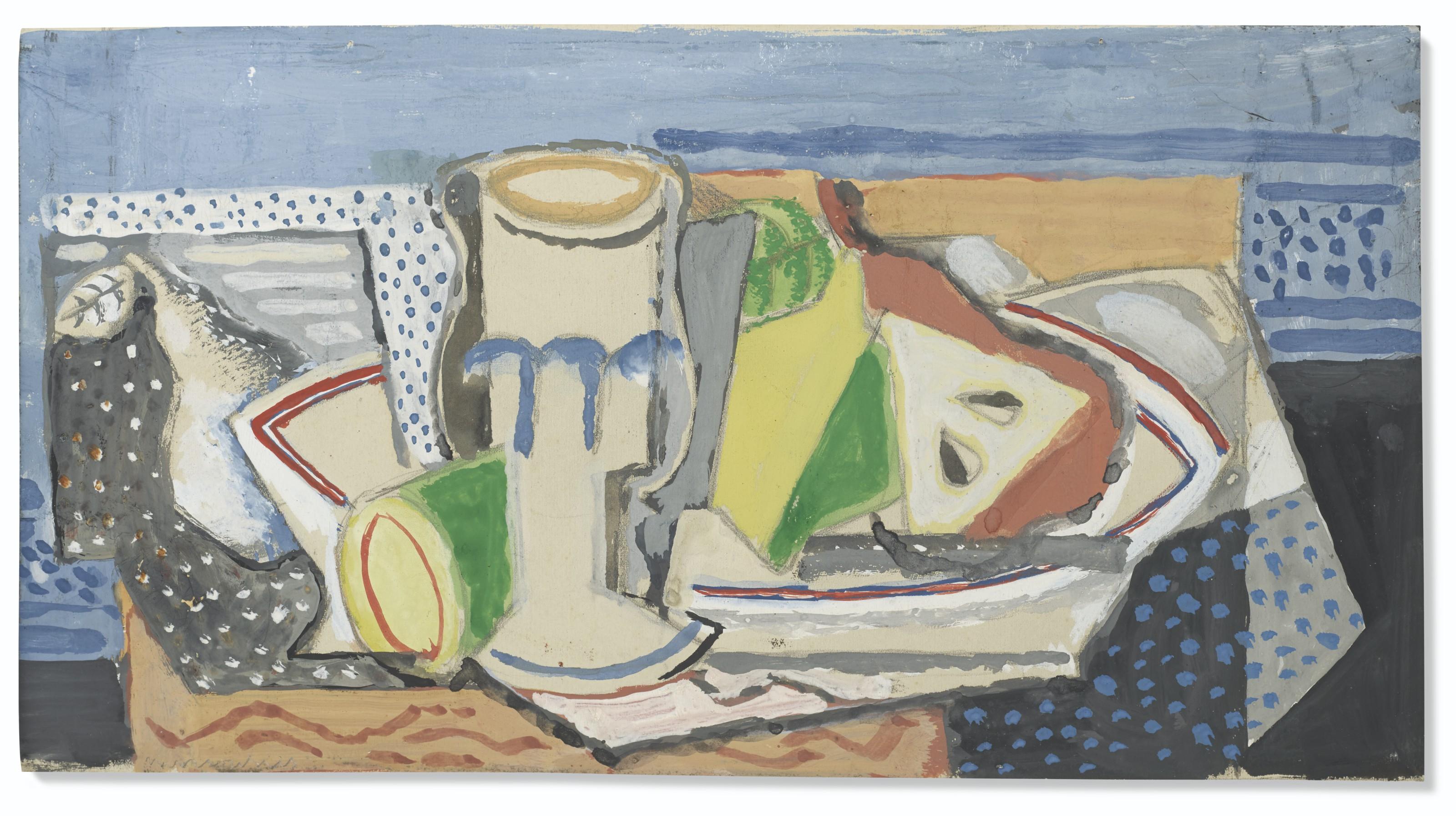 Louis Marcoussis - Nature Morte Au Verre Et À La Poire, Vers 1920