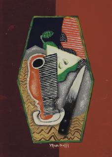 Louis Marcoussis - Poire verte et couteau
