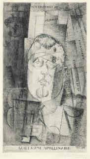 Louis Marcoussis - Portrait de Guillaume Apollinaire