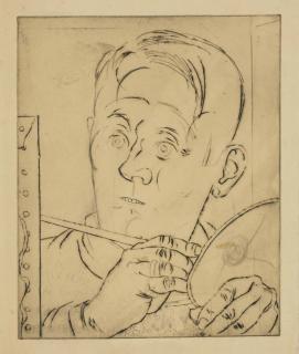 Louis Marcoussis - Portrait de Miro