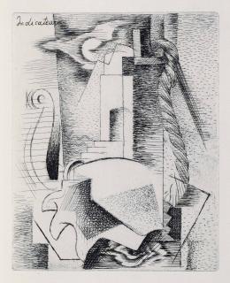 Louis Marcoussis - Tristan Tzara, Indicateur des chemins de coeur, Jeanne Bucher, Paris, 1928