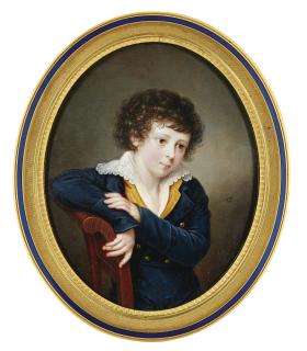 Louis-Marie Autissier - Portrait Of A Young Boy
