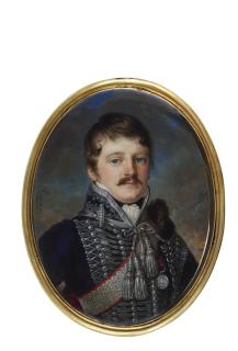 Louis-Marie Autissier - Portrait Of An Officer Of The 15Th (The King’S) Hussars